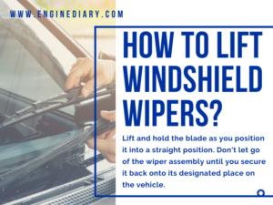 How to lift windshield wipers?