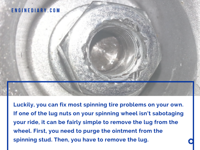 How To Get A Lug Nut Off A Spinning Stud? Engine Diary