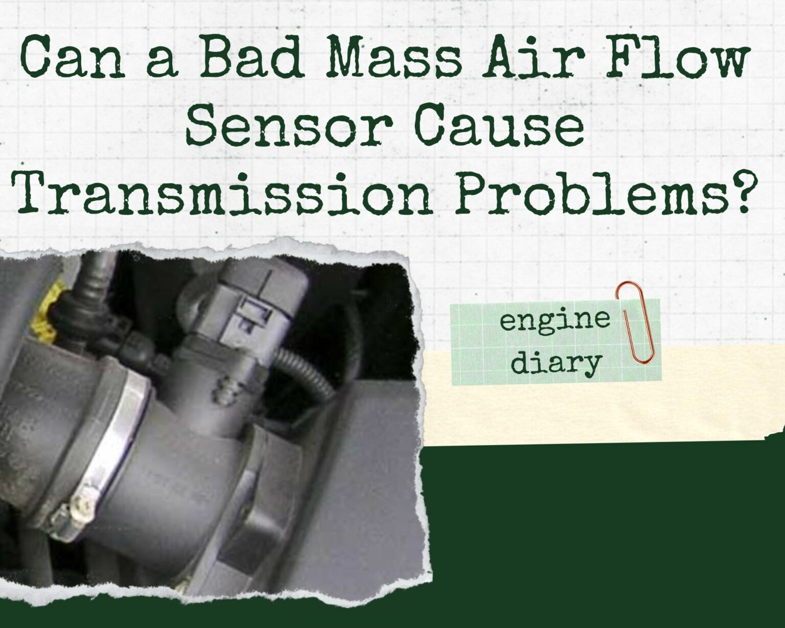 Can a Bad Mass Air Flow Sensor Cause Transmission Problems? Engine Diary