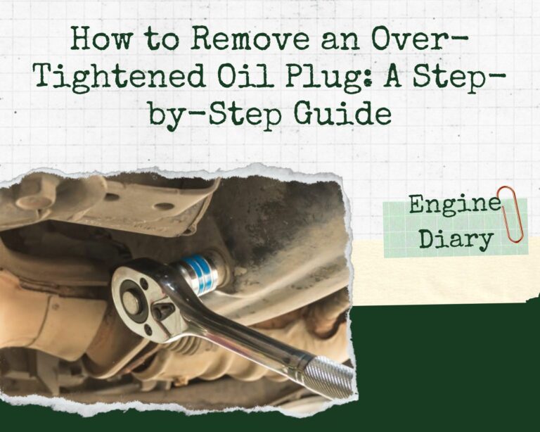 How to Remove an Over-Tightened Oil Plug: A Step-by-Step Guide