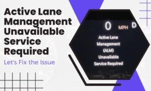 active lane management unavailable service required